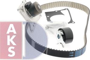 AKS Dasis 570343N - Water Pump & Timing Belt Set autospares.lv