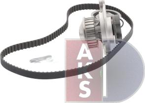 AKS Dasis 570350N - Water Pump & Timing Belt Set autospares.lv