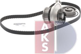 AKS Dasis 570350N - Water Pump & Timing Belt Set autospares.lv