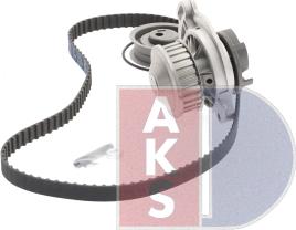 AKS Dasis 570350N - Water Pump & Timing Belt Set autospares.lv