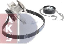 AKS Dasis 570351N - Water Pump & Timing Belt Set autospares.lv