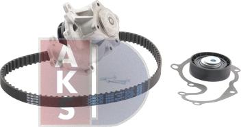 AKS Dasis 570351N - Water Pump & Timing Belt Set autospares.lv