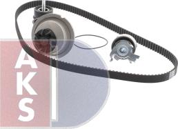 AKS Dasis 570358N - Water Pump & Timing Belt Set autospares.lv