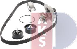 AKS Dasis 570358N - Water Pump & Timing Belt Set autospares.lv