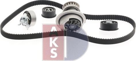 AKS Dasis 570352N - Water Pump & Timing Belt Set autospares.lv