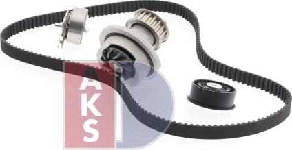 AKS Dasis 570352N - Water Pump & Timing Belt Set autospares.lv