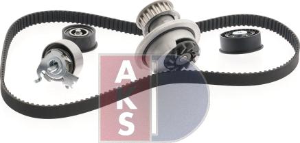 AKS Dasis 570352N - Water Pump & Timing Belt Set autospares.lv