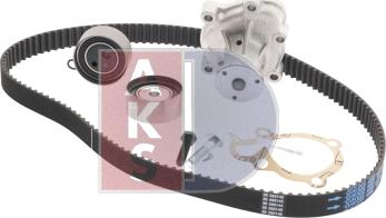 AKS Dasis 570364N - Water Pump & Timing Belt Set autospares.lv