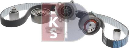 AKS Dasis 570305N - Water Pump & Timing Belt Set autospares.lv