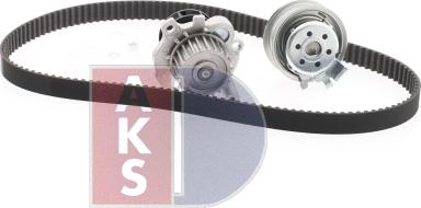 AKS Dasis 570306N - Water Pump & Timing Belt Set autospares.lv