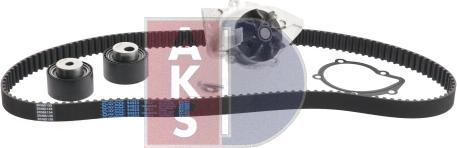 AKS Dasis 570314N - Water Pump & Timing Belt Set autospares.lv