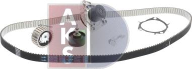 AKS Dasis 570339N - Water Pump & Timing Belt Set autospares.lv