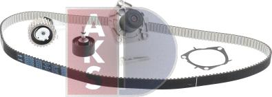 AKS Dasis 570339N - Water Pump & Timing Belt Set autospares.lv