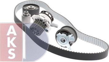 AKS Dasis 570294N - Water Pump & Timing Belt Set autospares.lv