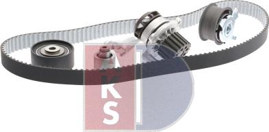 AKS Dasis 570294N - Water Pump & Timing Belt Set autospares.lv