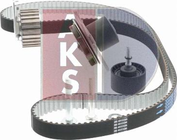 AKS Dasis 570291N - Water Pump & Timing Belt Set autospares.lv