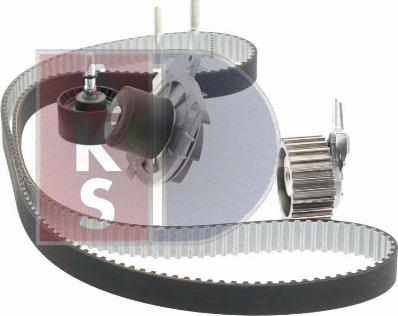 AKS Dasis 570291N - Water Pump & Timing Belt Set autospares.lv