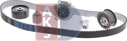 AKS Dasis 570293N - Water Pump & Timing Belt Set autospares.lv