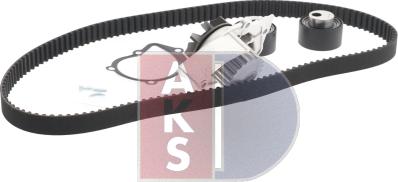 AKS Dasis 570259N - Water Pump & Timing Belt Set autospares.lv