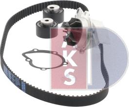 AKS Dasis 570259N - Water Pump & Timing Belt Set autospares.lv