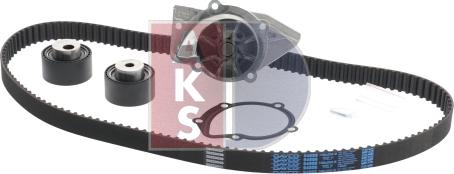 AKS Dasis 570259N - Water Pump & Timing Belt Set autospares.lv