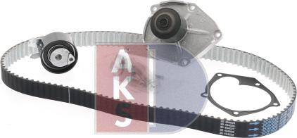 AKS Dasis 570257N - Water Pump & Timing Belt Set autospares.lv