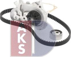 AKS Dasis 570269N - Water Pump & Timing Belt Set autospares.lv