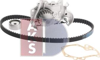 AKS Dasis 570269N - Water Pump & Timing Belt Set autospares.lv