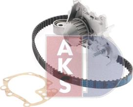 AKS Dasis 570269N - Water Pump & Timing Belt Set autospares.lv