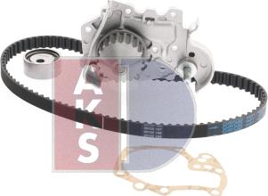 AKS Dasis 570269N - Water Pump & Timing Belt Set autospares.lv