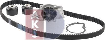 AKS Dasis 570260N - Water Pump & Timing Belt Set autospares.lv