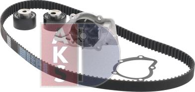 AKS Dasis 570260N - Water Pump & Timing Belt Set autospares.lv