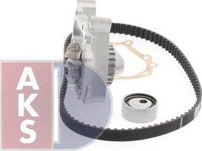 AKS Dasis 570268N - Water Pump & Timing Belt Set autospares.lv