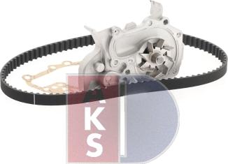 AKS Dasis 570268N - Water Pump & Timing Belt Set autospares.lv