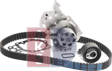 AKS Dasis 570289N - Water Pump & Timing Belt Set autospares.lv