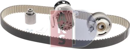 AKS Dasis 570284N - Water Pump & Timing Belt Set autospares.lv