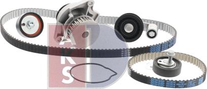 AKS Dasis 570285N - Water Pump & Timing Belt Set autospares.lv