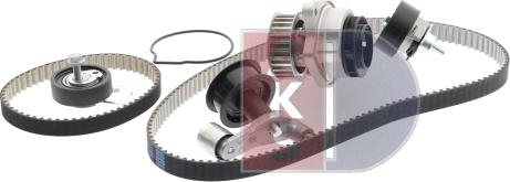 AKS Dasis 570285N - Water Pump & Timing Belt Set autospares.lv