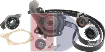 AKS Dasis 570280N - Water Pump & Timing Belt Set autospares.lv