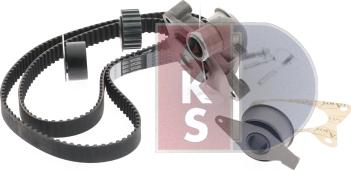 AKS Dasis 570280N - Water Pump & Timing Belt Set autospares.lv