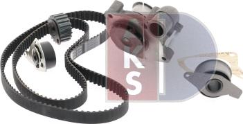 AKS Dasis 570280N - Water Pump & Timing Belt Set autospares.lv