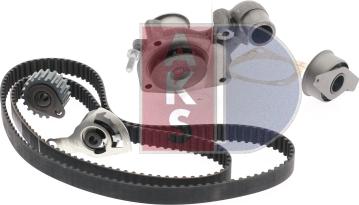 AKS Dasis 570280N - Water Pump & Timing Belt Set autospares.lv