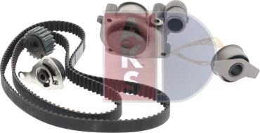 AKS Dasis 570280N - Water Pump & Timing Belt Set autospares.lv