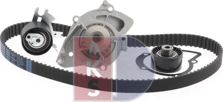 AKS Dasis 570288N - Water Pump & Timing Belt Set autospares.lv