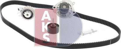 AKS Dasis 570283N - Water Pump & Timing Belt Set autospares.lv