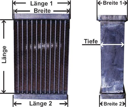 AKS Dasis 680098N - Core, radiator autospares.lv