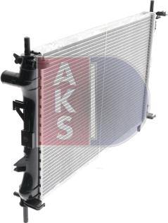 AKS Dasis 090004N - Radiator, engine cooling autospares.lv