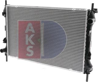 AKS Dasis 090004N - Radiator, engine cooling autospares.lv