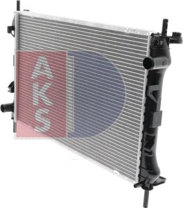 AKS Dasis 090004N - Radiator, engine cooling autospares.lv