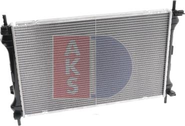 AKS Dasis 090004N - Radiator, engine cooling autospares.lv